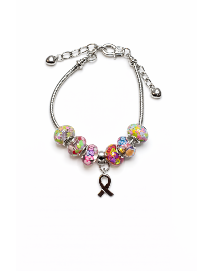 Chronic &amp; Invisible Illness Rainbow Ribbon Autism, General Health Awareness Bracelet