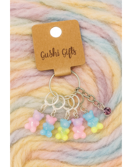 Handmade Multi Color Pastel GummyStitch Markers Supporting &amp; Spreading Awareness Chronic Disease