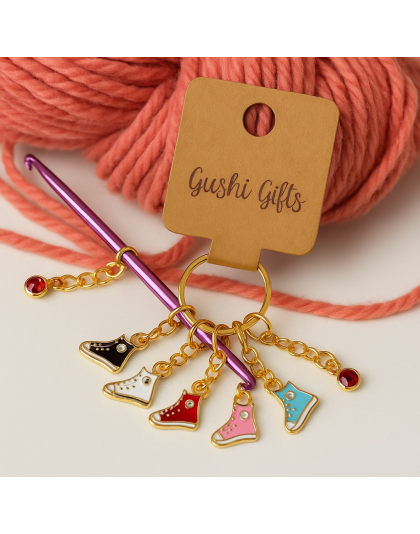 Handmade Kicks Stitch Markers Supporting &amp; Spreading Awareness Chronic Rare &amp; Invisible Disease Awareness