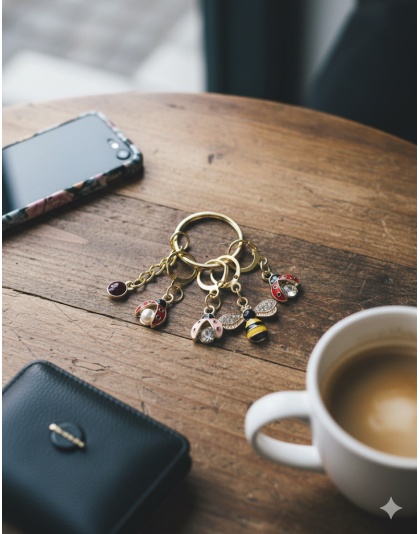 Handmade Ladybugs &amp; Bees Stitch Markers Supporting &amp; Spreading Awareness Chronic Rare &amp; Invisible Disease Awareness
