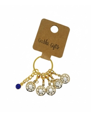 Handmade Golden Sunshine Stitch Markers Supporting &amp; Spreading Awareness Chronic Rare &amp; Invisible Disease Awareness