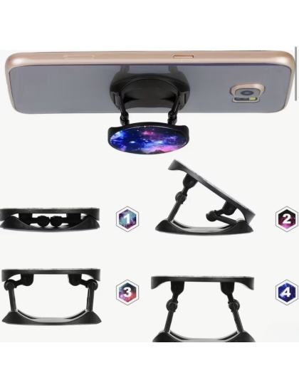 Butterfly by a Rainbow Phone Grip Holder Warrior Surviver Chronic Rare Invisible Illness