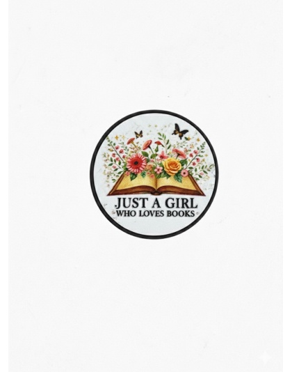 Just A Girl Who Loves Books Self Care Support Phone Grip Holder Warrior Surviver Chronic Rare Invisible Illness