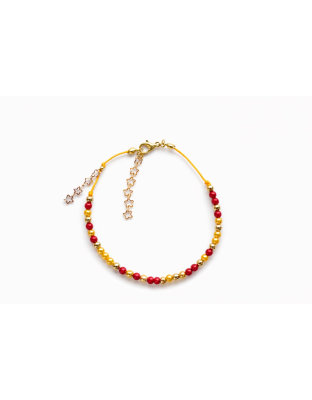 “I Am a Unicorn” Red &amp; Yellow Morse Code Bracelet – Rare Disease, Chronic &amp; Invisible Illness Awareness Jewelry