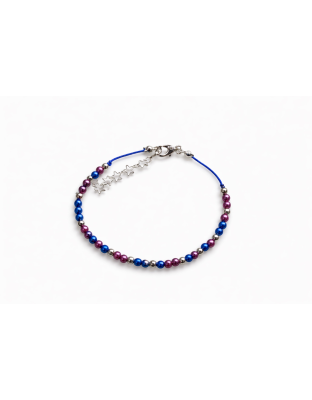 “I Am a Unicorn” Blue &amp; Purple Morse Code Bracelet – Rare Disease, Chronic &amp; Invisible Illness Awareness Jewelry Mental Health