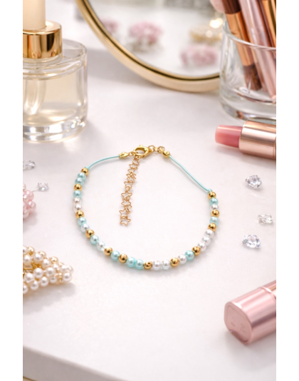 “I Am a Unicorn” Light Blue &amp; White Morse Code Bracelet – Rare Disease, Chronic &amp; Invisible Illness Awareness Jewelry