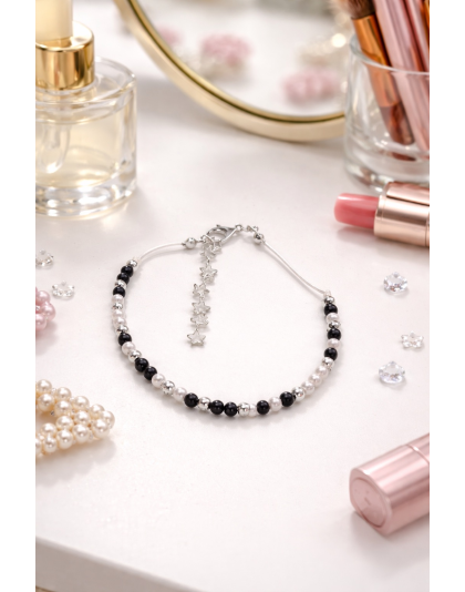 “I Am a Unicorn” Black &amp; White Morse Code Bracelet – Rare Disease, Chronic &amp; Invisible Illness Awareness Jewelry