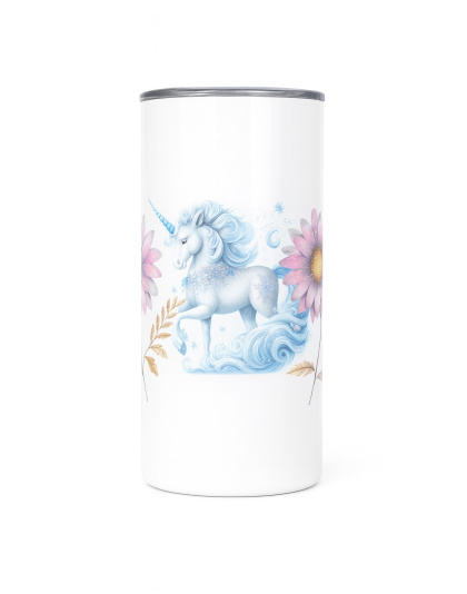Elegant Pastel Unicorn Stainless Steel Tumbler – Inspirational Drinkware 20oz Insulated Cup