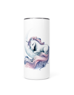 Sleepy Unicorn Stainless Steel Tumbler – Inspirational Drinkware 20oz Insulated Cup Narcolepsy