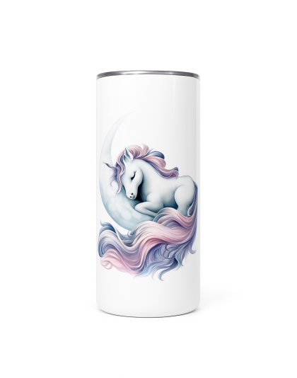 Sleepy Unicorn Stainless Steel Tumbler – Inspirational Drinkware 20oz Insulated Cup Narcolepsy
