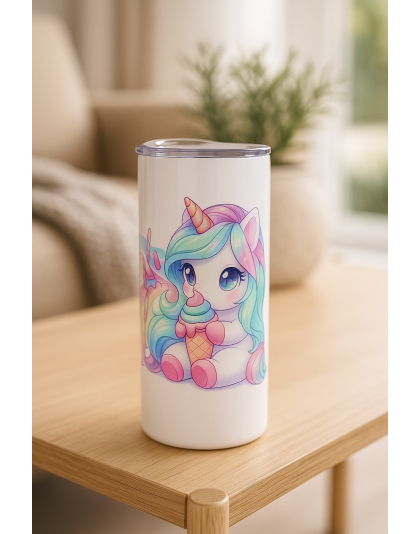 Birthday Unicorn Stainless Steel Tumbler – Inspirational Drinkware 20oz Insulated Cup Supporter Survivor