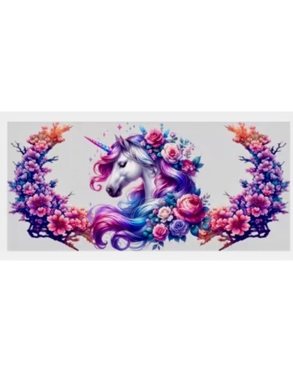 Pink &amp; Purple Unicorn Stainless Steel Tumbler – Inspirational Drinkware 20oz Insulated Cup Supporter Survivor