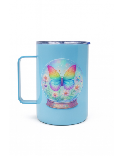 Small Steps Every Day Unicorn Travel Mug Rare, Chronic &amp; Invisible Illness Awareness and Support