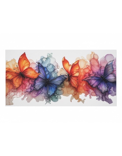 Multicolored Butterflies Stainless Steel Tumbler – Inspirational Drinkware 20oz Insulated Cup Supporter Survivor Autism Neuro Diversity