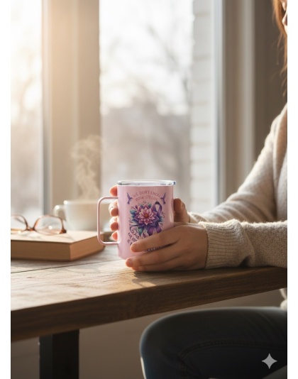 You Don't Know How Strong You Are... Unicorn Purple Travel Mug Rare, Chronic &amp; Invisible Illness Awareness and Support