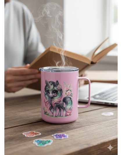 Storms Don't Last Forever Butterfly Purple Travel Mug Rare, Chronic &amp; Grow Positive Thoughts Unicorn Invisible Illness Awareness and Support