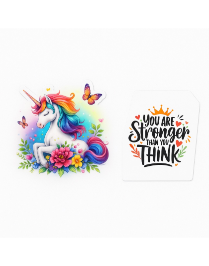 You Are Stronger Than You Think Unicorn Purple Travel Mug Rare, Chronic &amp; Grow Positive Thoughts Unicorn Invisible Illness Awareness and Support