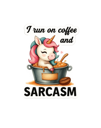 I Run On Coffee &amp; Sarcasm Pink Mini Tumbler Keychain Pill Holder Purse &amp; Bag Accessory Support &amp; Spread Awareness