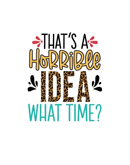 That’s A Horrible Idea- What Time? Hot Pink Mini Tumbler Keychain Pill Holder Purse &amp; Bag Accessory Support &amp; Spread Awareness