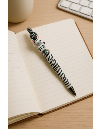 Handmade Decorative Zebra Cute, Fun &amp; Full of Heart Support &amp; Awareness