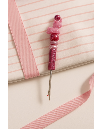Handmade Pink Unicorn Seam Ripper For Crafter Support Chronic, Rare&amp; Invisible Illness Awareness