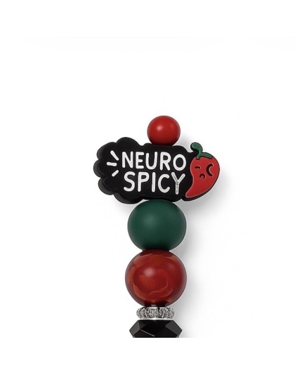 Handmade Neuro Spicy Red Green Seam Ripper For Crafter Support Chronic, Rare&amp; Invisible Illness Awareness