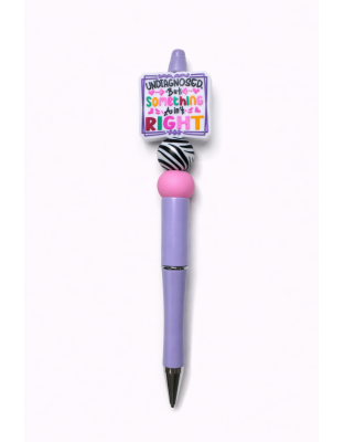 Handmade Purple Undiagnosed Cute, Fun &amp; Full of Heart Support &amp; Awareness