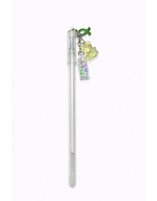 Handmade Green Ribbon Butterfly Pen Cute, Fun &amp; Full of Heart Support &amp; Awareness