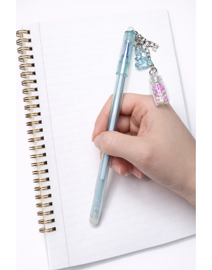 Handmade Teal Pen Hope Charm Cute, Fun &amp; Full of Heart Support &amp; Awareness