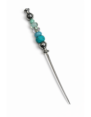 Handmade Teal Beaded Letter Opener Support &amp; Awareness Chronic Rare &amp; Invisible Diseases