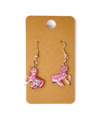 Light Purple Pink Unicorns Dangling Earrings Supporting Awareness for Chronic Rare and Invisible Illnesses