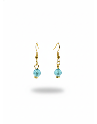 Teal Dangling Earrings Supporting Awareness for Chronic Rare and Invisible Illnesses
