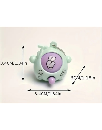 Blue &amp; Purple Rock Paper Scissors Fidget Toy With Adorable Teal Mermaid Tail And Blue Tassel Charms Raise Awareness Support Rare Chronic &amp; Invisible Illness