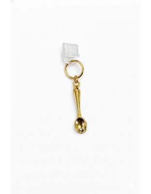 Gold Spoonie Spoon Phone Charm Plug-In Accessory Chronic Rare Invisible Illness Awareness &amp; Support