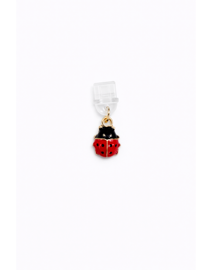 Red Ladybug Phone Charm Plug-In Accessory Chronic Rare Invisible Illness Awareness &amp; Support