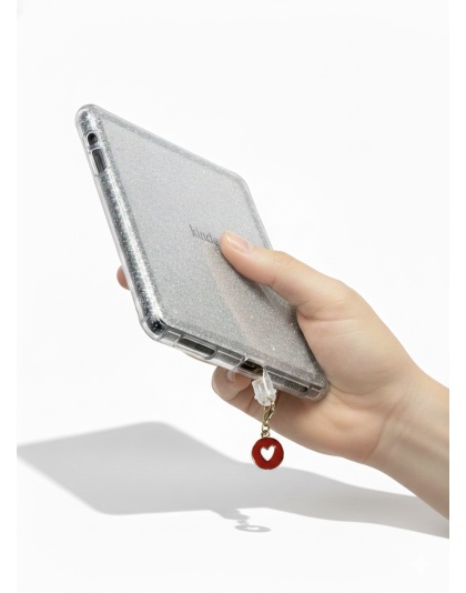 Red Heart Punch-Out Phone Charm Plug-In Accessory Chronic Rare Invisible Illness Awareness &amp; Support