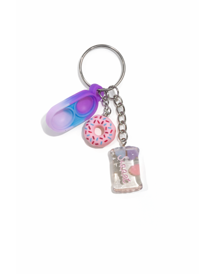 Blue Purple Silicone Mini Pop Fidget Pink Donuts &amp; Sweets Sensory Toy Raise Awareness Support Rare Chronic &amp; Invisible Illness