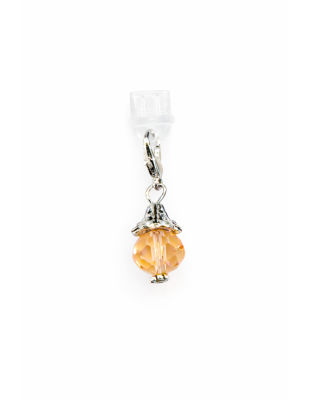 Light Brown Ball Phone Charm Plug-In Accessory Chronic Rare Invisible Illness Awareness &amp; Support