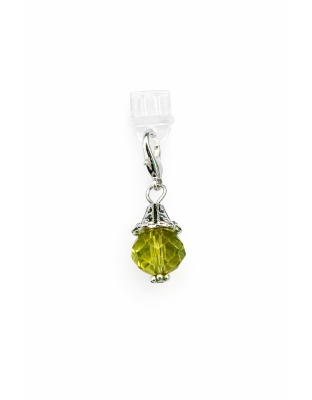 Green Ball Phone Charm Plug-In Accessory Chronic Rare Invisible Illness Awareness &amp; Support