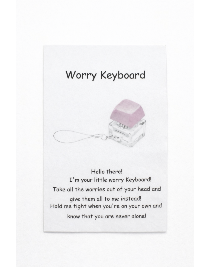 Pink Audible Keyboard Clicker Orange Dog &amp; Rainbow Pink Yellow Green Cookies Fidget Sensory Toy Raise Awareness Support Rare Chronic &amp; Invisible Illness
