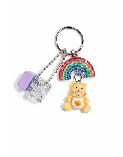 Purple Audible Keyboard Clicker Yellow Bear &amp; Rainbow Fidget Sensory Toy Raise Awareness Support Rare Chronic &amp; Invisible Illness