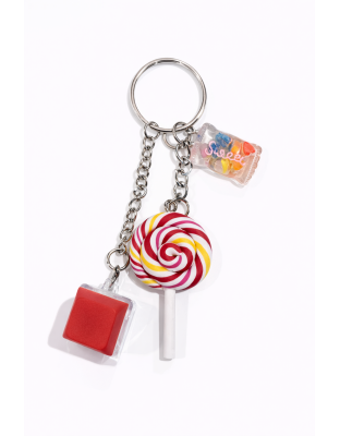Red Audible Keyboard Fidget Red &amp; Yellow Swirl Candy Sensory Toy Raise Awareness Support Rare Chronic &amp; Invisible Illness