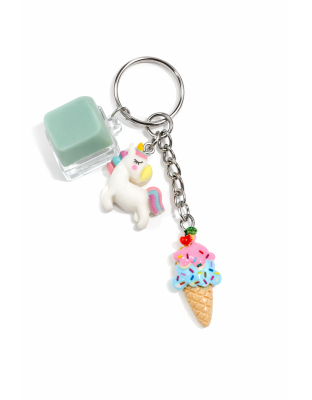 Green Audible Keyboard Fidget White Unicorn Pink Blue Ice Cream Sensory Toy Raise Awareness Support Rare Chronic &amp; Invisible Illness