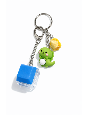Blue Audible Keyboard Fidget Green Dino Yellow Porcupine Charm Sensory Toy Raise Awareness Support Rare Chronic &amp; Invisible Illness