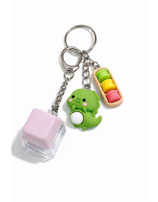 Pink Audible Keyboard Fidget Green Dino Yellow Cookie Charm Sensory Toy Raise Awareness Support Rare Chronic &amp; Invisible Illness