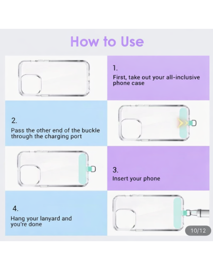 Handmade Pink &amp; Black Turtle Phone Case Handmade Phone Lanyard &amp; Charm Accessory Chronic Rare Invisible Illness Awareness &amp; Support