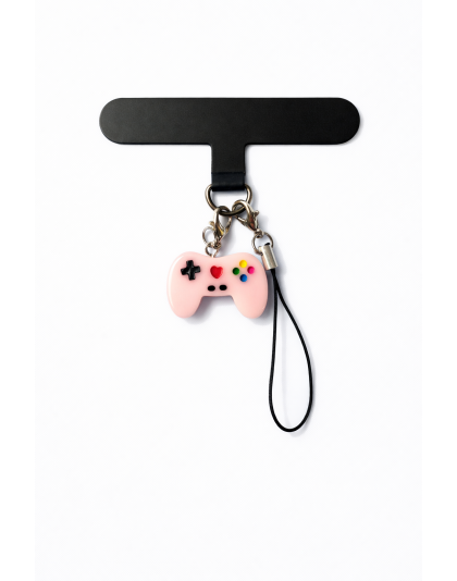 Pink Controller Charm Handmade Phone Lanyard &amp; Charm Accessory Chronic Rare Invisible Illness Awareness &amp; Support