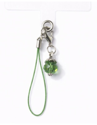 Green Charm Handmade Phone Lanyard &amp; Charm Accessory Chronic Rare Invisible Illness Awareness &amp; Support