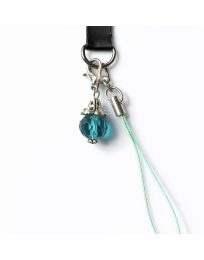 Teal Charm Handmade Phone Lanyard &amp; Charm Accessory Chronic Rare Invisible Illness Awareness &amp; Support