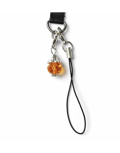 Orange Charm Handmade Phone Lanyard &amp; Charm Accessory Chronic Rare Invisible Illness Awareness &amp; Support